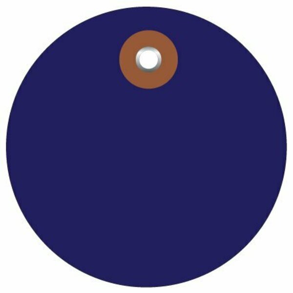 Bsc Preferred 2'' Blue Plastic Circle Tags, 100PK S-12329BLU